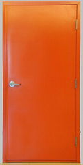 flush steel fire door