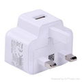 Genuine White 5.0v 2.0A UK Plug AC Adapter Travel Charger ETA-U90UWE for Samsung 3