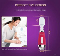 Waterproof 16 speed big av magic wand massage vibration