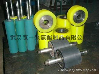 武汉铁轮铝轮耐磨聚氨酯橡胶包胶挂胶