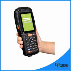 Android handheld industrial pda data pos terminal barcode scanner