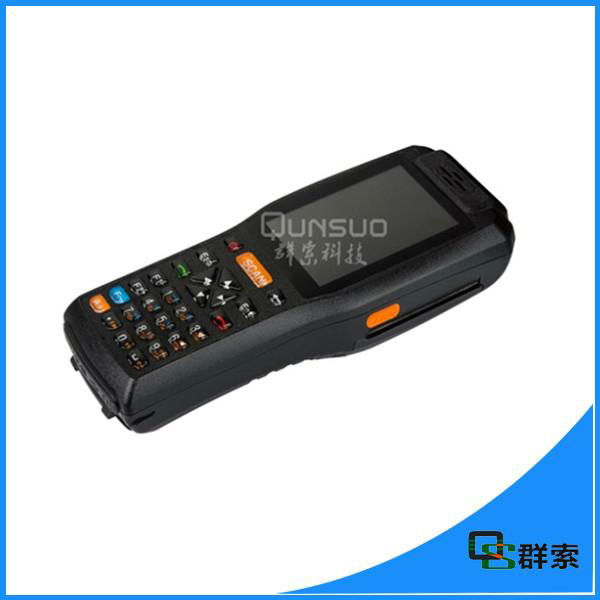 Android Payment pos Terminal handheld 1D 2D barcode scanner 2