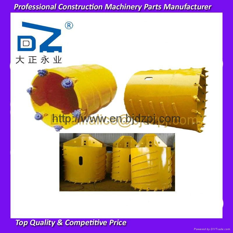 Rock Core Barrel with Bullet Teeth for Hydraulic Piling Rig 4