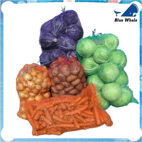 PP Woven Breathable Vegetable Firewood Mesh Bag 2