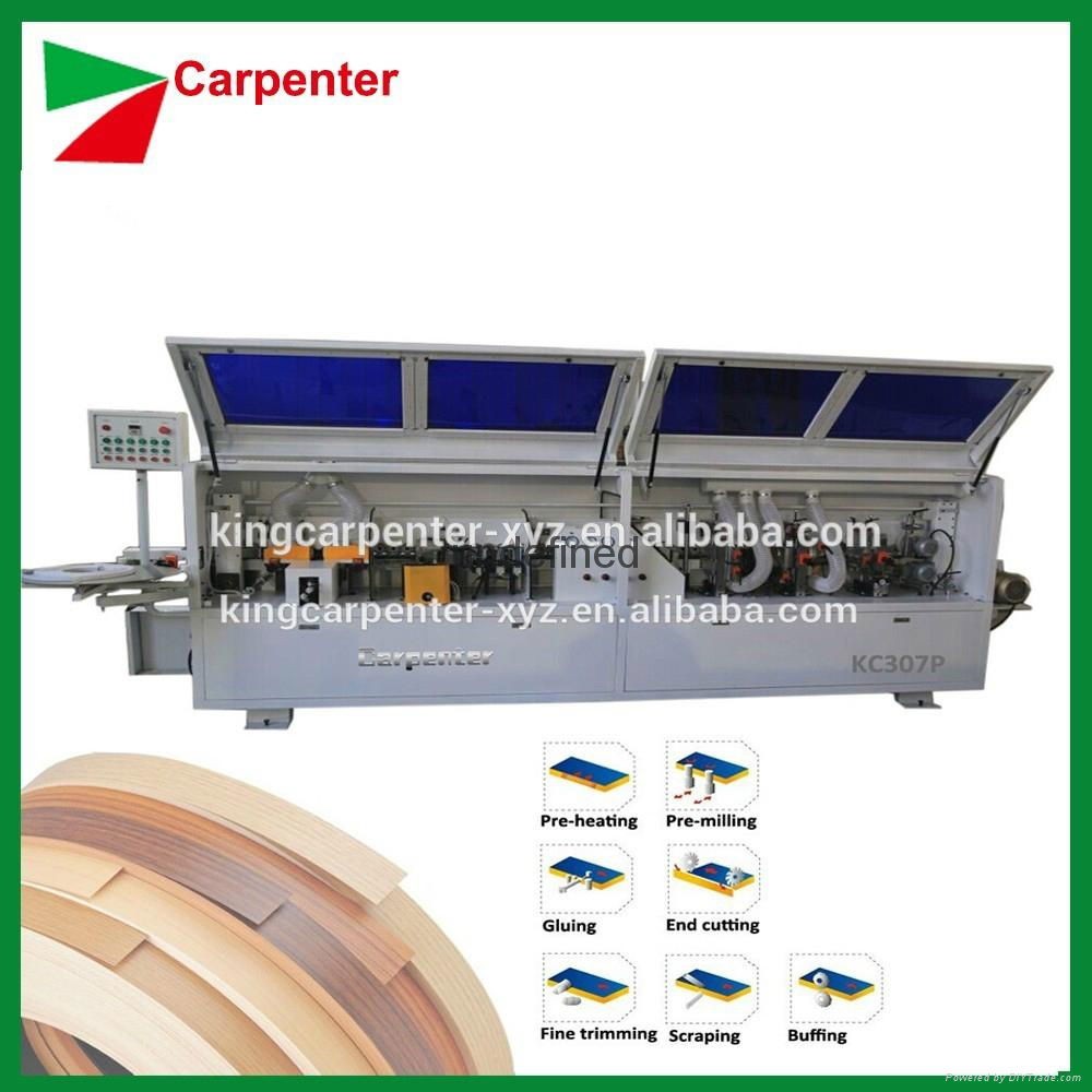 KC307P pvc edge banding machine edge banding corner rounding machine