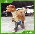 Professional factory CE approved walking animatronic dinosaur costume