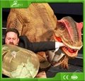 Professional factory CE approved walking animatronic dinosaur costume 3