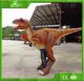 Professional factory CE approved walking animatronic dinosaur costume 4