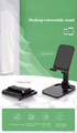 Telescopic mobile phone holder retractable  universal tablet stand 