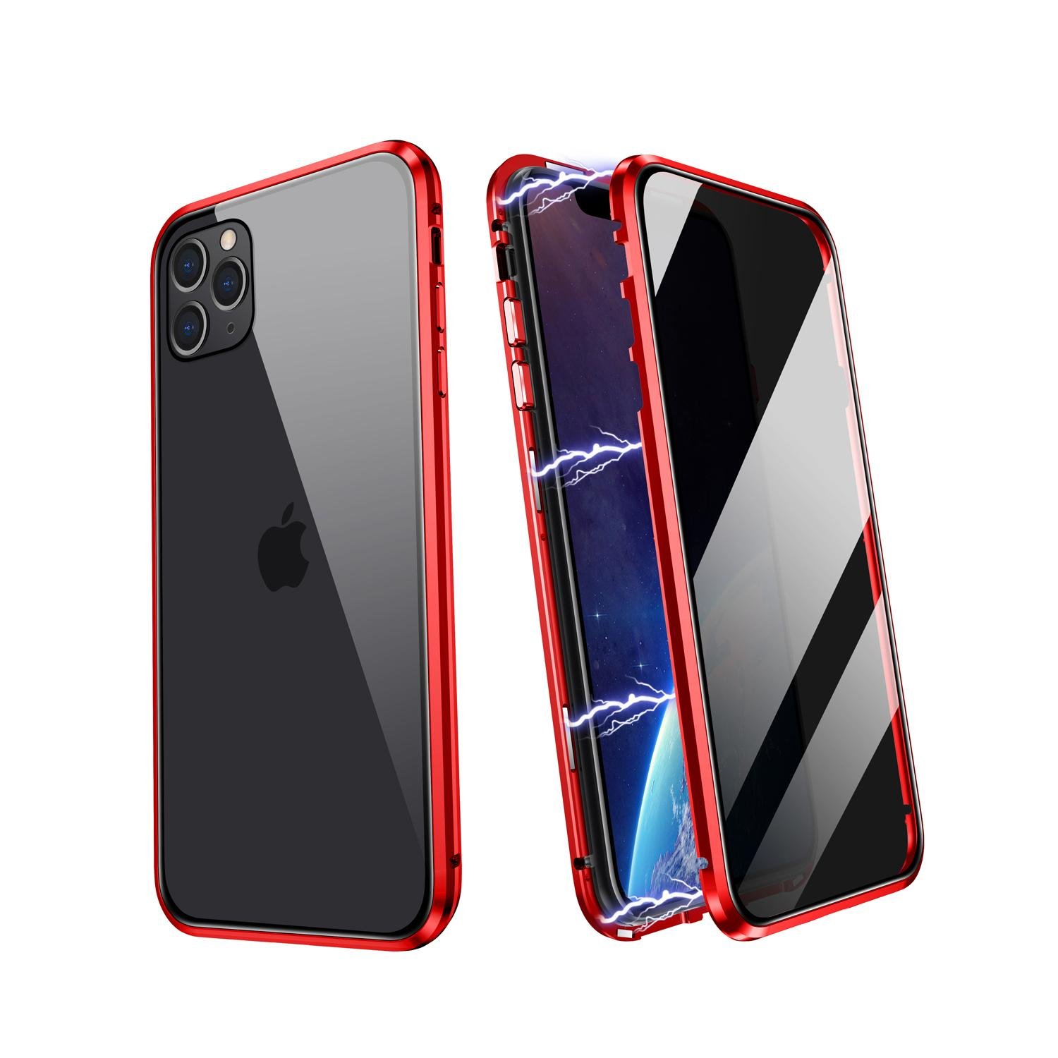  Double Sided Tempered Glass Phone Case for iPhone 11 Pro 11