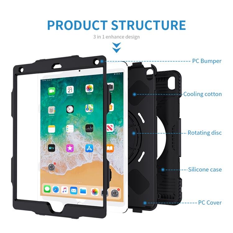  iPad Air 10.5" inch Tablet Case With Hand Strap Silicone Cover  6