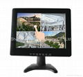 12" metal or plastic touch monitor for industry