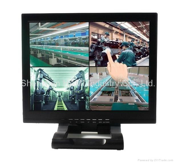 15" r   ed wall mount touch monitor