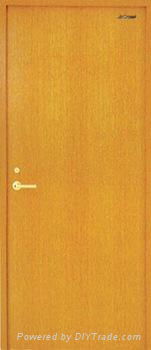 WH UL listed wood fire door MDF plywood veneer HPL mineral fireboard perlite 3