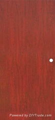 WH UL listed wood fire door MDF plywood veneer HPL mineral fireboard perlite