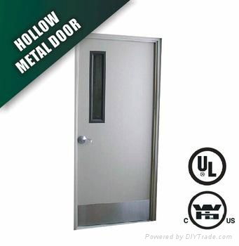 UL WH intertek FM steel fire rated door 3068 3070 4080 8080 3