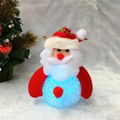 Christmas Tree Ornaments LED Luminous Snowman Night Light Decoration Products 4
