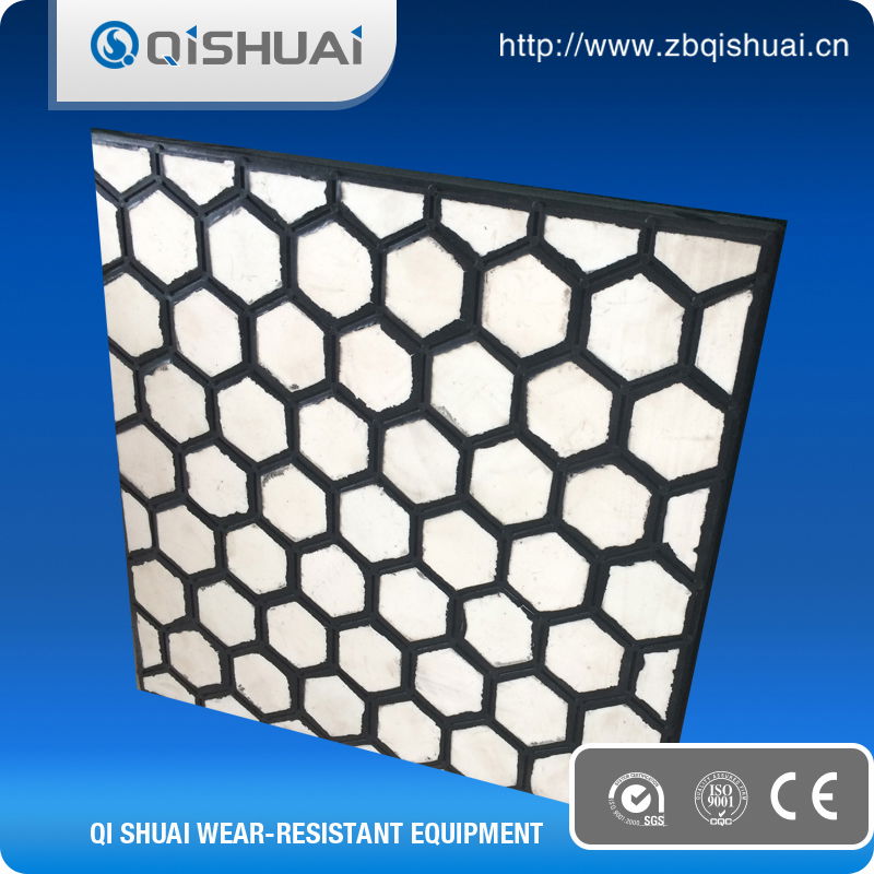 White high hardness alumina ceramic liner plate 4