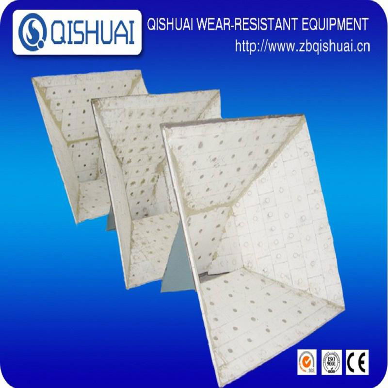 Wear resistant alumina ceramic lining sheet in china 2