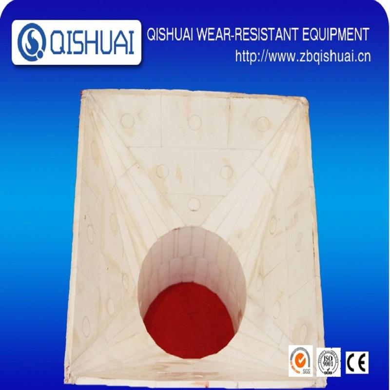 Wear resistant alumina ceramic lining sheet in china 3