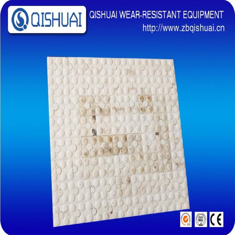 Wear resistant alumina ceramic lining sheet in china 4