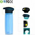 whosale 750ml UV sterilization plastic sports water bottles 4