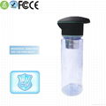 whosale 750ml UV sterilization plastic sports water bottles 5