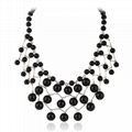 Bohemian ethnic acrylic beads necklace 1