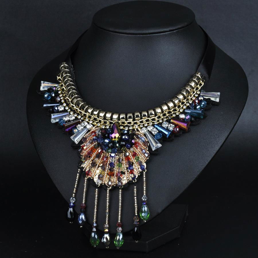 Fashion exaggerated diamond necklace 3