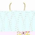 Exaggerated flowers crystal tassel necklace 2