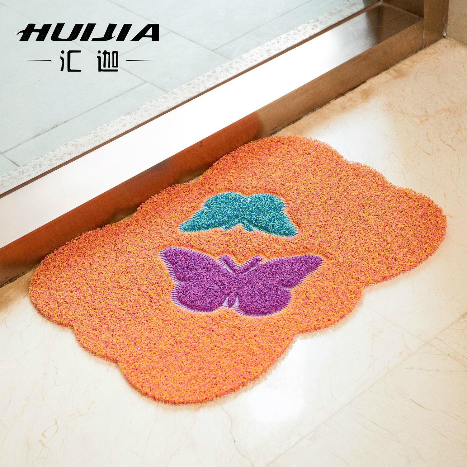 Double color PVC rubber mat waterproof floor mat  5