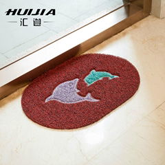 PVC coil entrance mat without border