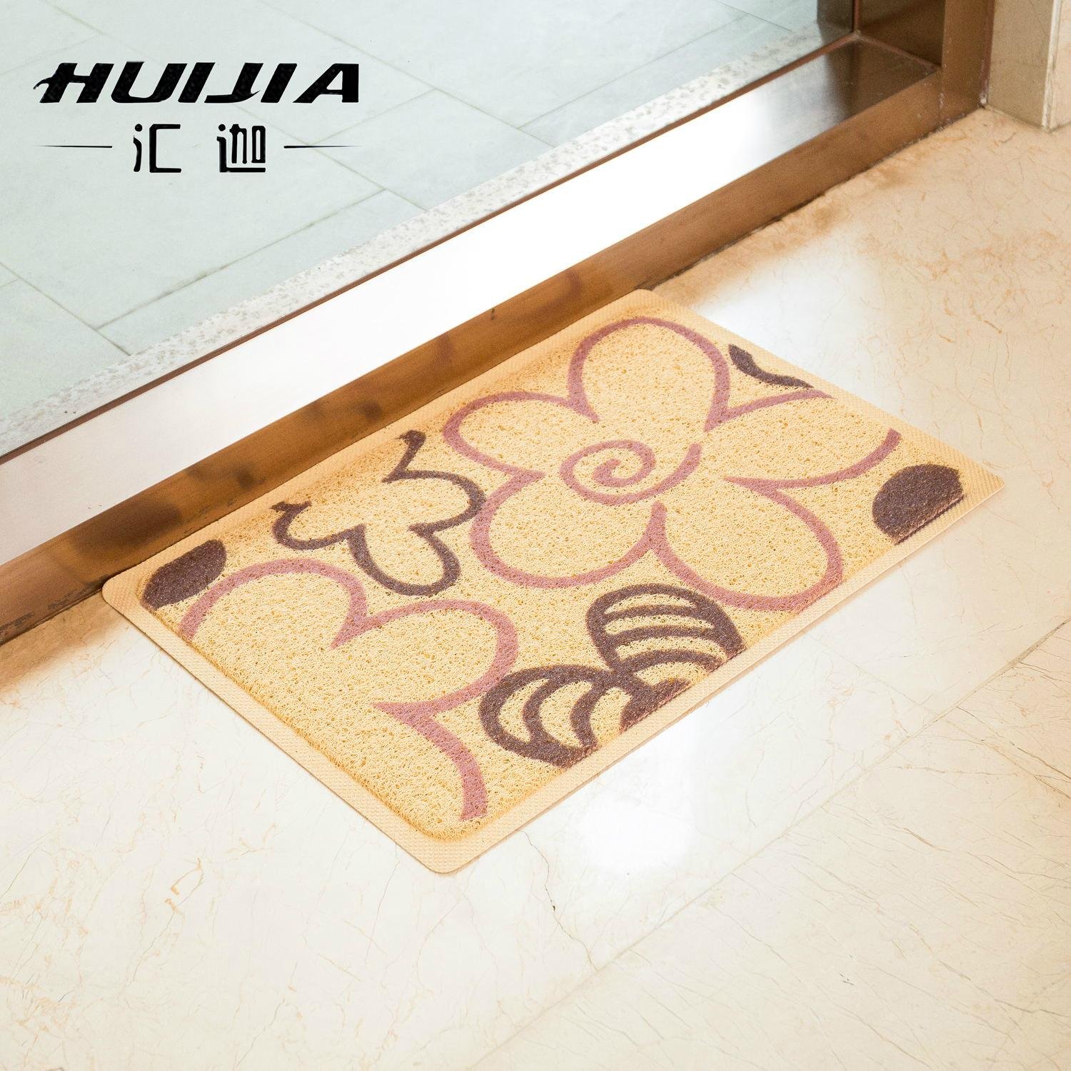 Hot-selling new style printed pvc coil door mat 