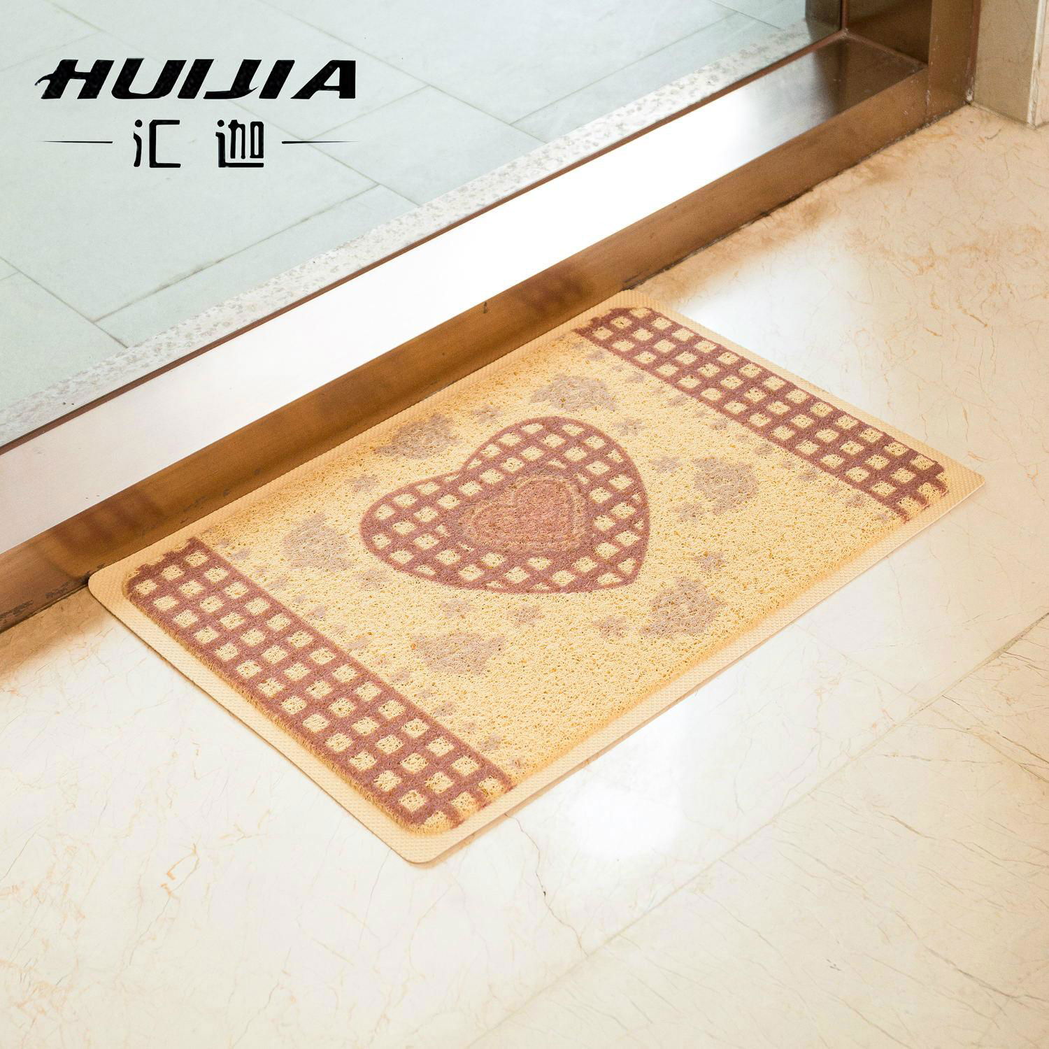 Hot-selling new style printed pvc coil door mat  3