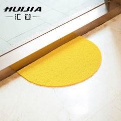 Half round pvc cushion mat without border door mat