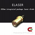 Integrated package PD built-in 532nm 20mW green laser diode