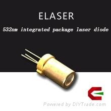 High color purity TO18 integrated package 50mW 532nm laser diodes