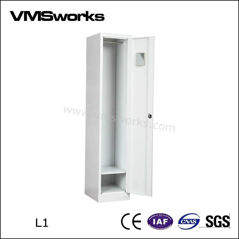 KD StructureStainless Steel Standard Custom Individual Single Door Locker Cabine