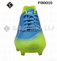 soccer outdoor shoes with leather upper and TPU outsole 3