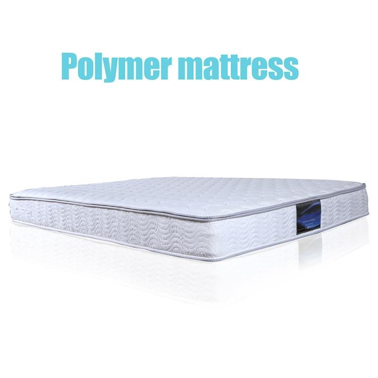 Polymer foam pocket spring mattress