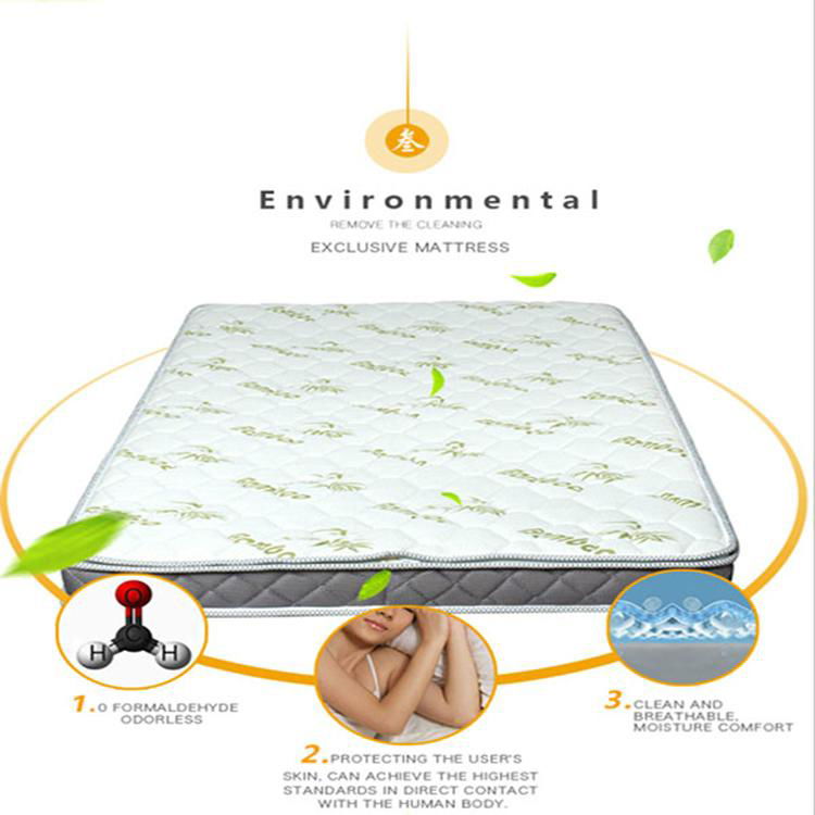 Bamboo foam pocket spring mattress