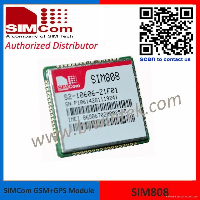 SIMCom GSM+GPS Module- SIM808,(10pcs/ Lot), SIMCom GPS GSM Combo Module,