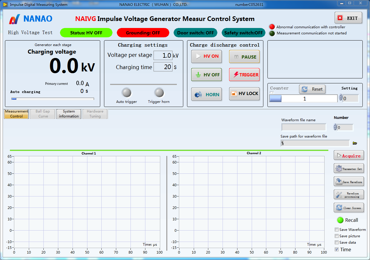 Lightning Impulse Voltage Generator 2