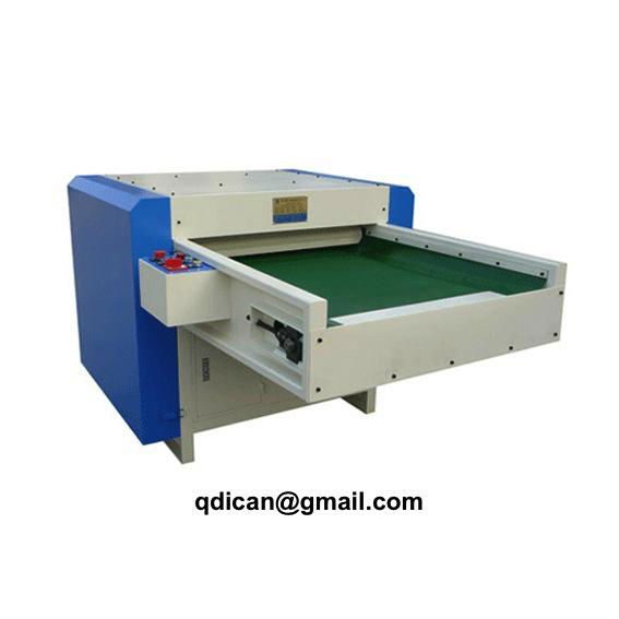 Fiber opening and pillow filling machine with 2 nozzles 3