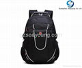 High quality men's strong laptop backpack with nylon custom logo 1