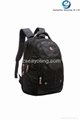 High quality men's strong laptop backpack with nylon custom logo 4