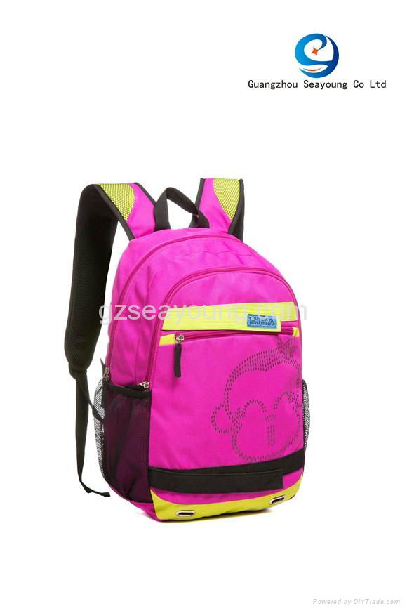 good quality school backpack lightweight durabe canvas bag 4