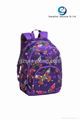 New arrival casual lightweight bag waterproof PVC durable printed backpack 1