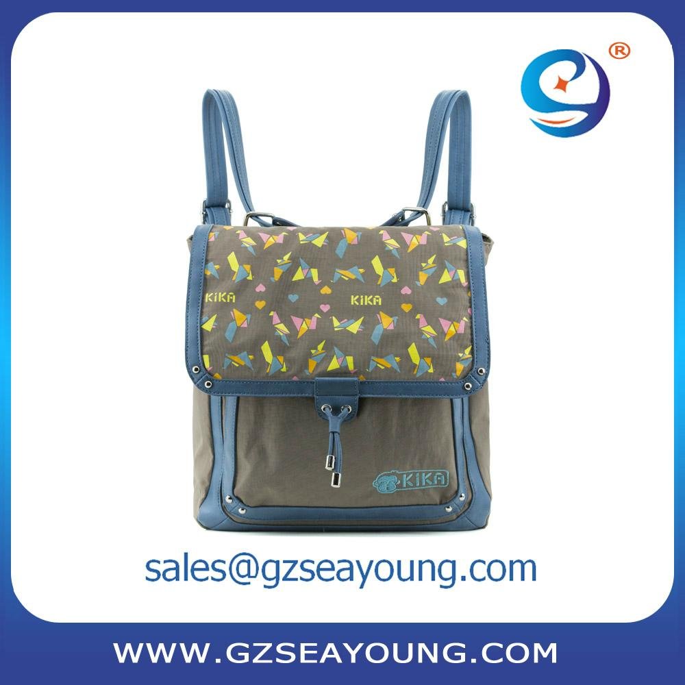 Factory price ladies nylon waterproof shoulder handbag wholesale 2