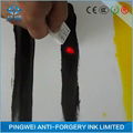 yellow invisible ink for offset printing